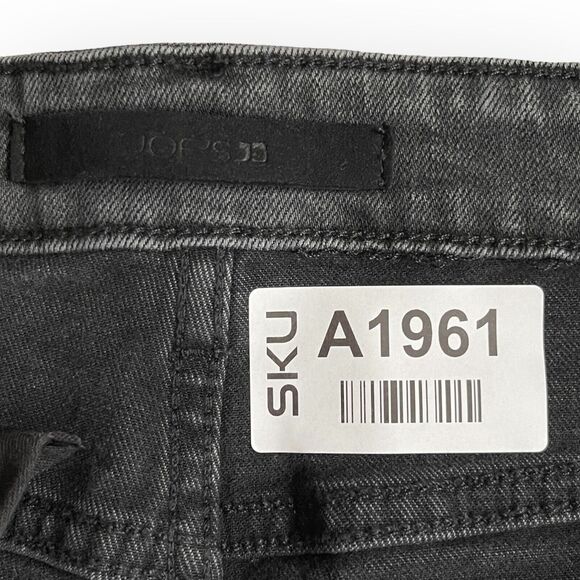 Joe's The Lara Mid Rise Cigarette Ankle Jeans Women Size 30 Black Distressed - Picture 4 of 14